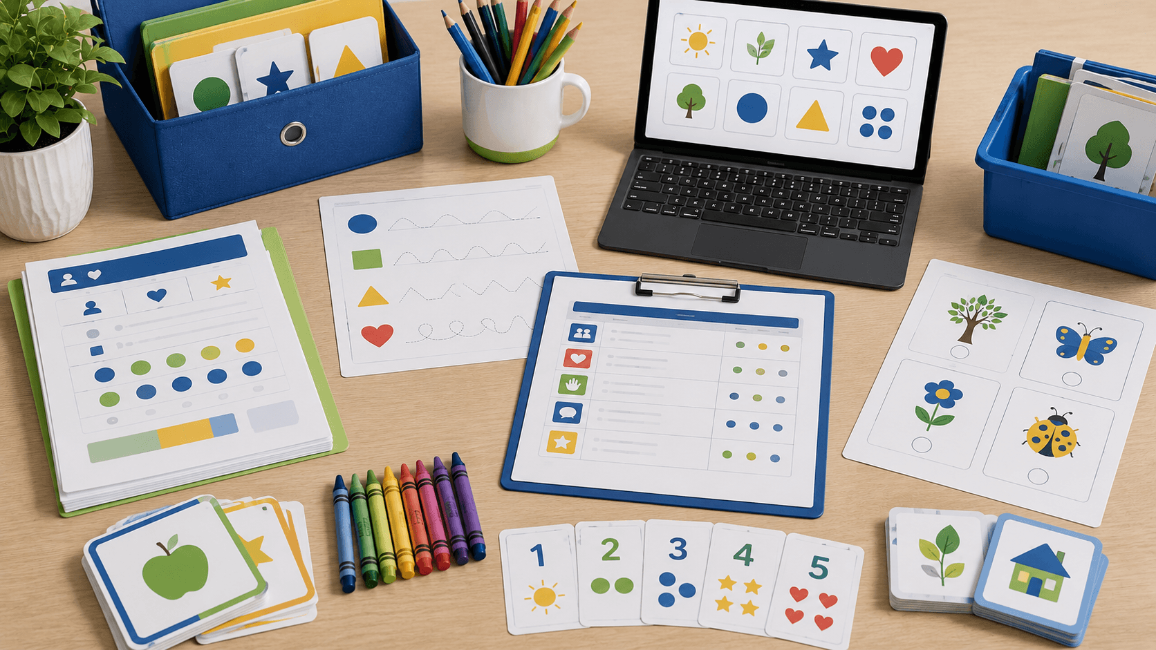 Teacher resources including worksheets and flashcards